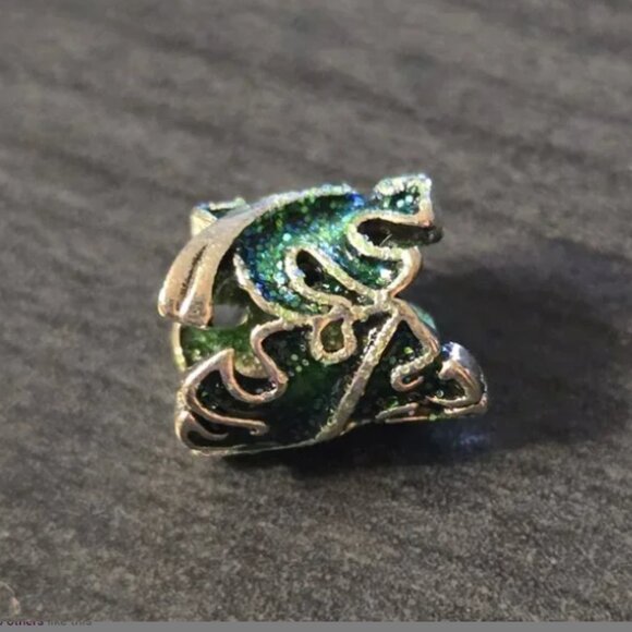 NWOT Pandora Monstera Leaf Charm For Bracelet or Chain - Picture 3 of 4